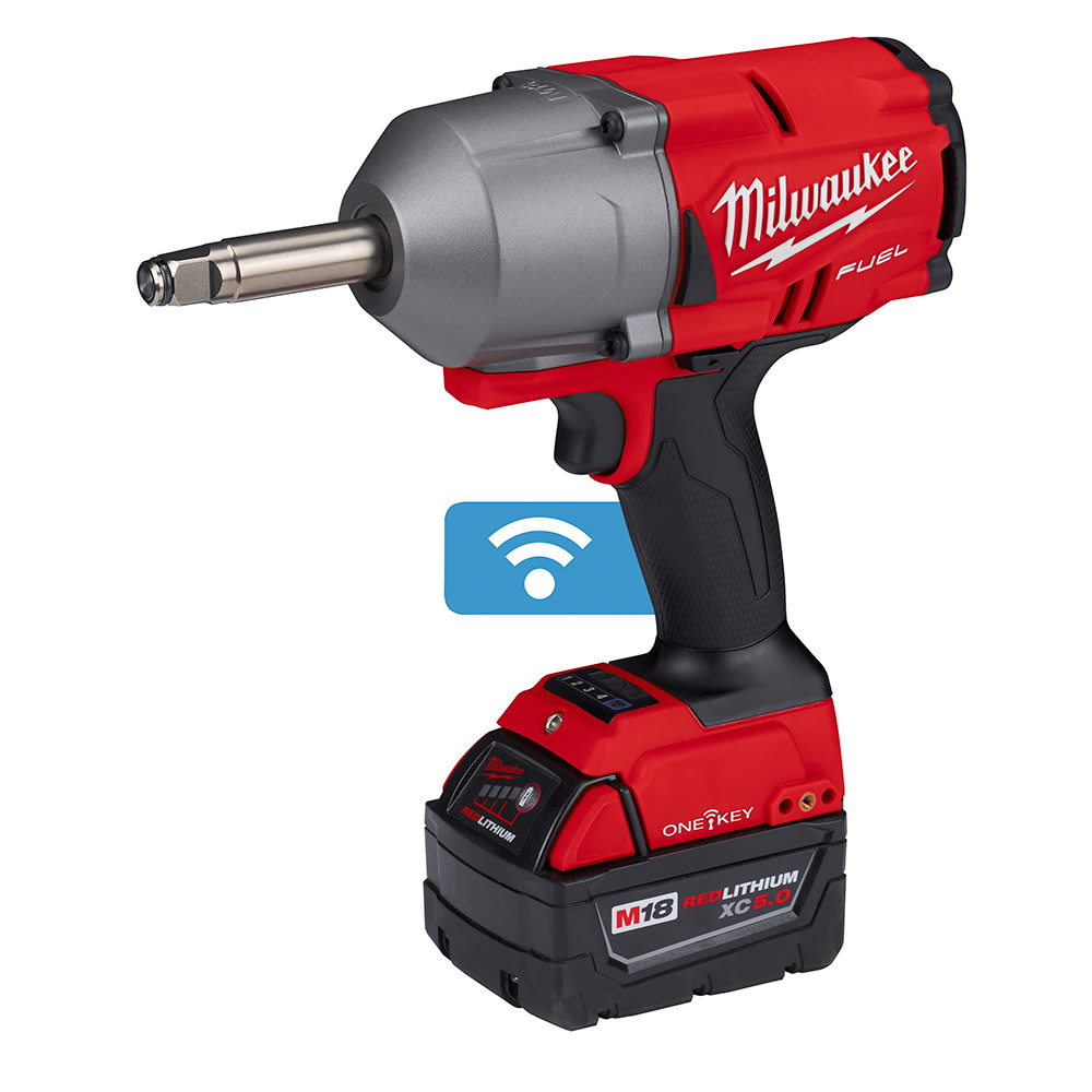 Milwaukee M18 FUEL  Ext. Anvil Controlled Torque Impact Wrench with ONE-KEY Kit - Flockneti