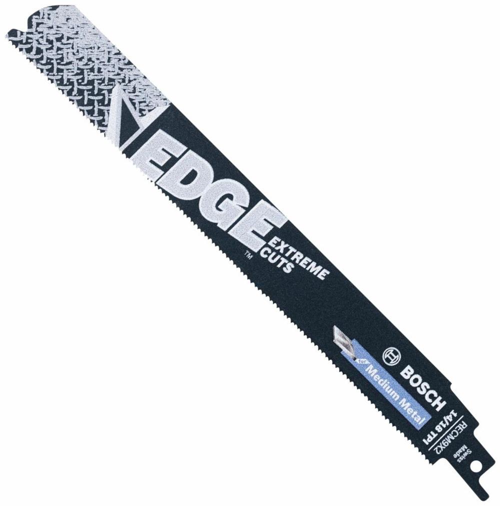 Bosch 5 pc. 9 In. 14/18 TPI Edge Reciprocating Saw Blades for Medium Metal - Flockneti