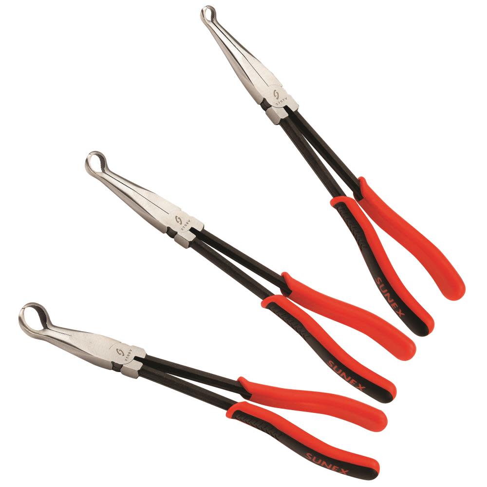 Sunex 3 Pc 11 In. Hose Gripper Pliers Set - Flockneti