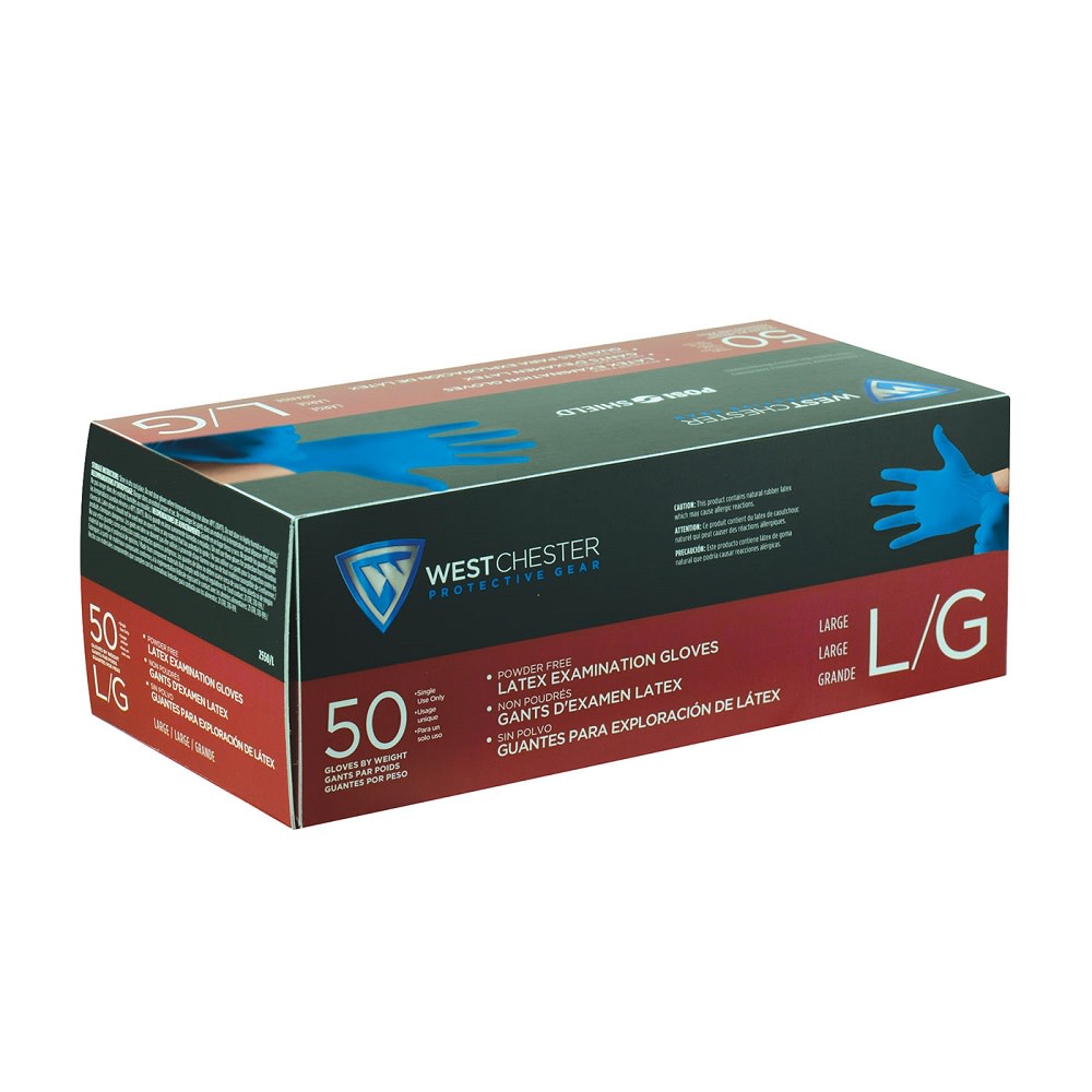 Protective Industrial Products 50 Large PosiShield Medical Grade Latex Gloves 2550/L - Flockneti