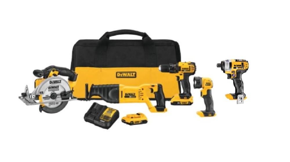 DEWALT 20V MAX* 5-Tool Combo Kit - Flockneti