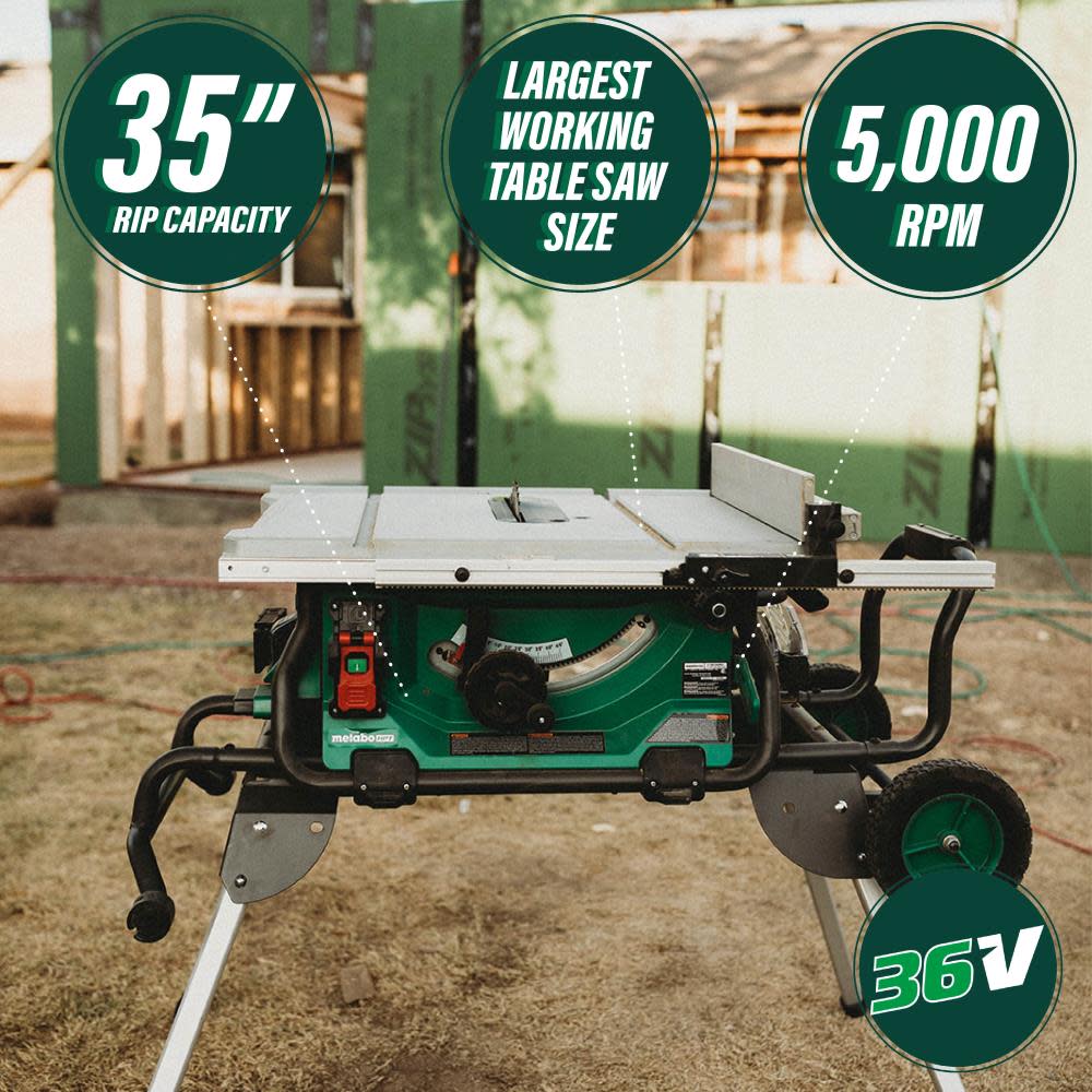 Metabo HPT 36V MultiVolt Table Saw 10″ Brushless (Tool Body Only) - Flockneti
