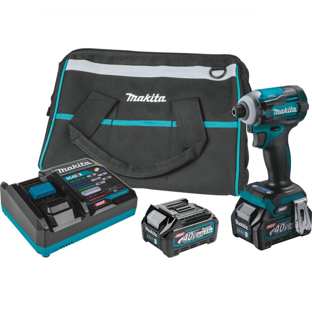 Makita XGT 40V max Impact Driver Kit 4 Speed - Flockneti