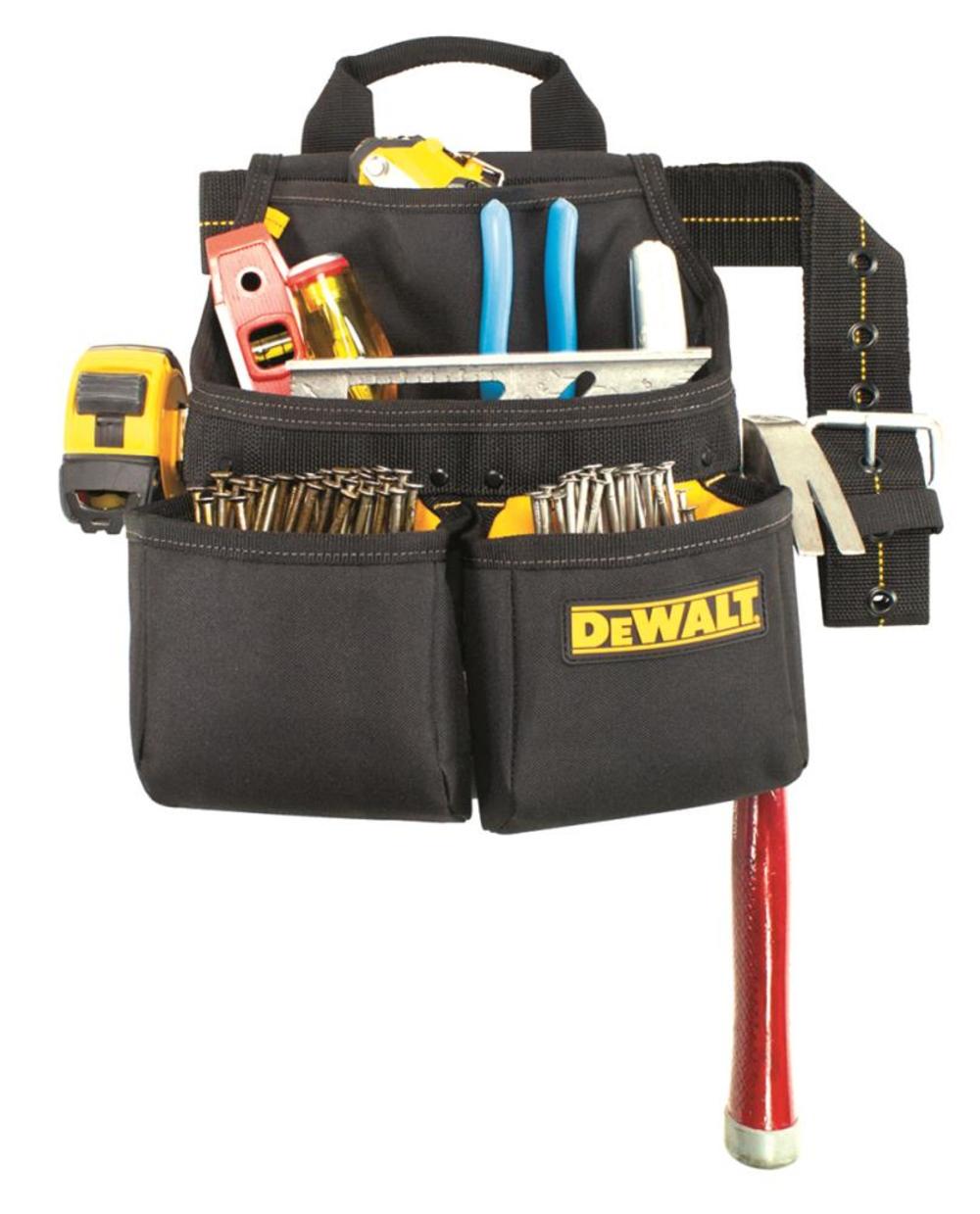 DEWALT 6 Pocket Framer’s Nail and Tool Bag - Flockneti