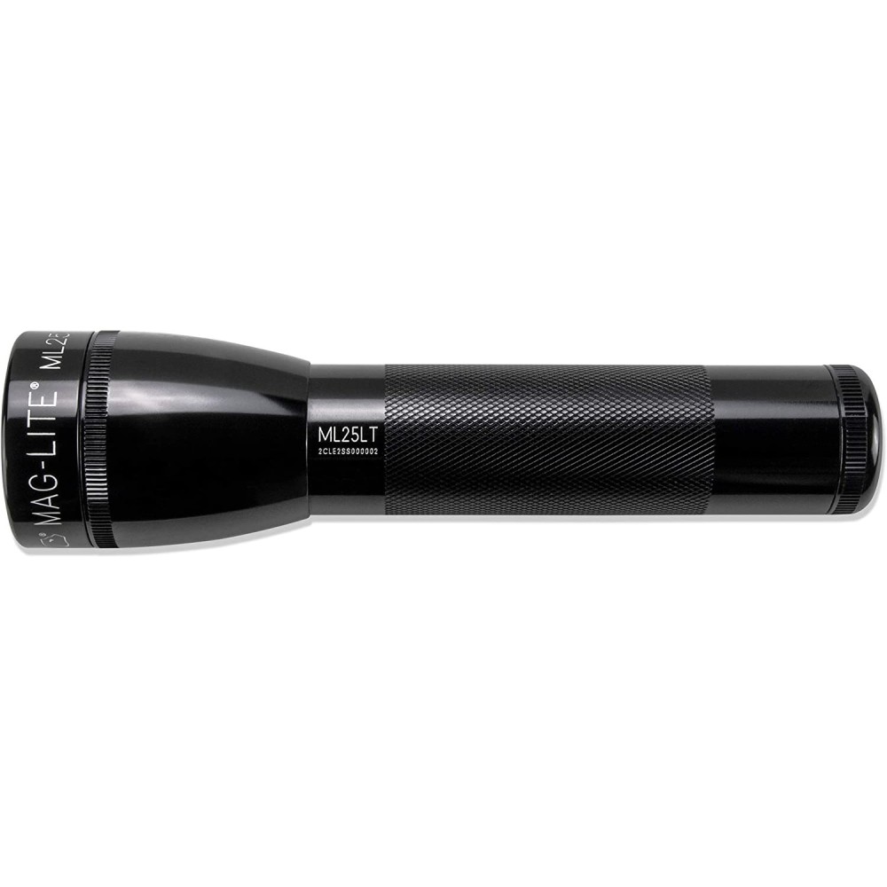 Maglite Flashlight ML25LT 192 Lumens Black LED 2 Cell C - Flockneti