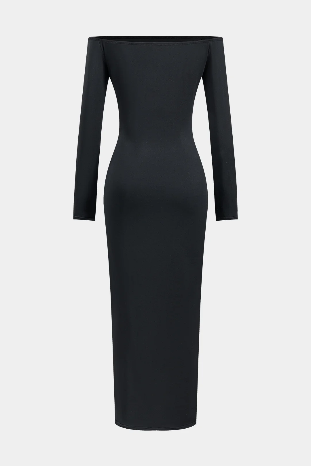 Off Shoulder Long Sleeve Maxi Dress - Flockneti