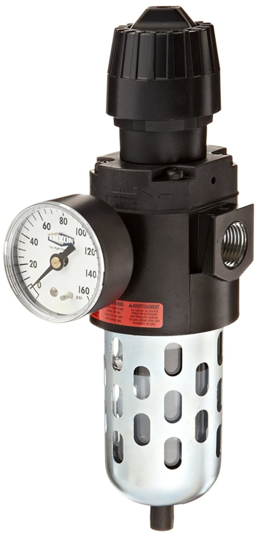 Dixon Valve and Coupling CB6 Compact Filter/Regulator Manual Transparent Bowl with Guard 70 SCFM 1/2″ - Flockneti