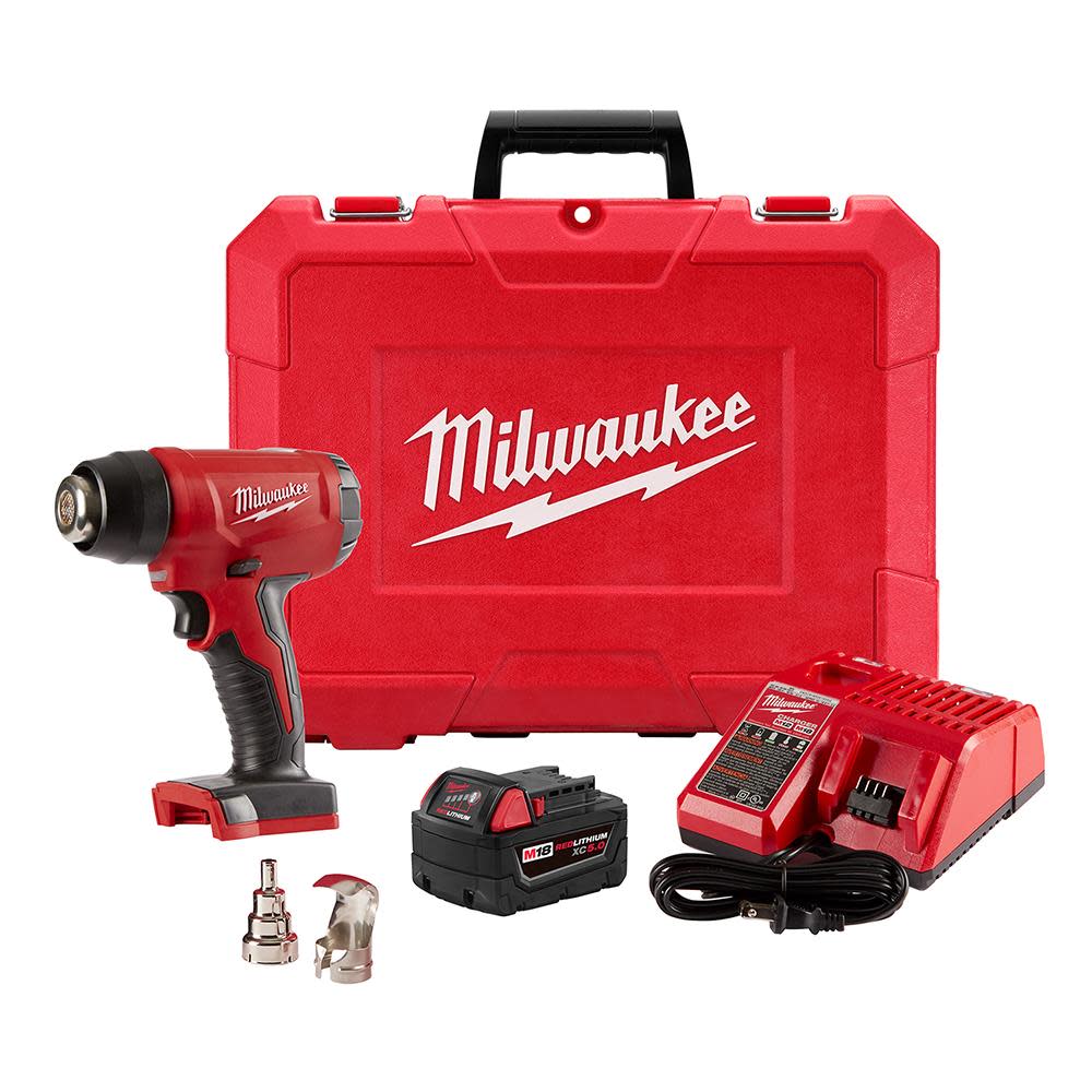 Milwaukee M18 Compact Heat Gun Kit - Flockneti