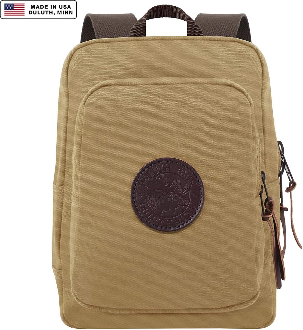 Duluth Pack 9 Liter Capacity Khaki Small Standard Backpack - Flockneti
