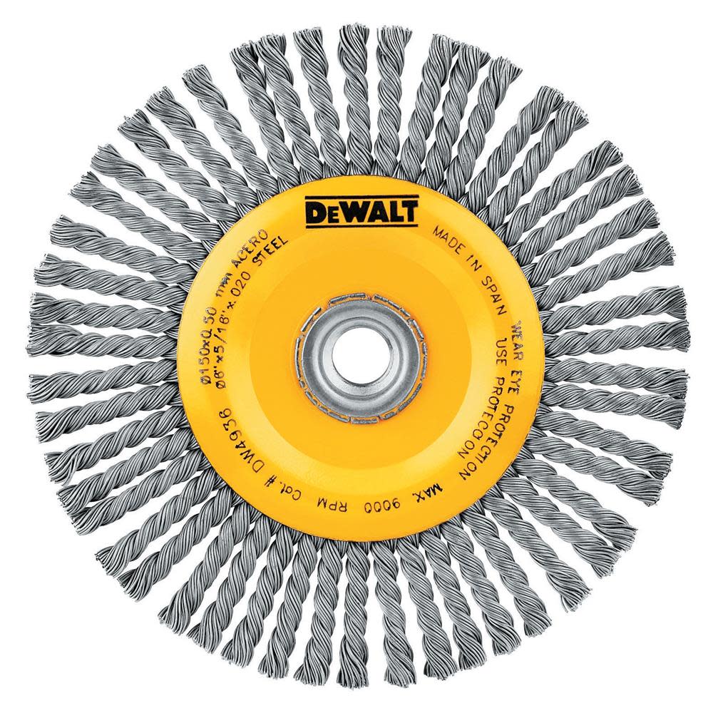 DEWALT Stringer Bead Wire Wheel 6″ - Flockneti
