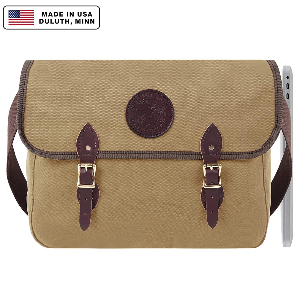 Duluth Pack 15 In. 12 Liter Capacity Khaki Laptop Book Bag - Flockneti