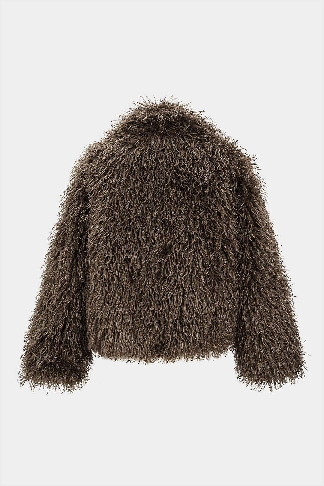 Faux Fur Cropped Coat - Flockneti