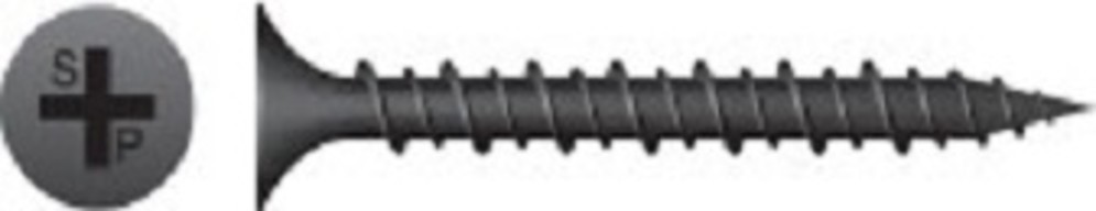 Intercorp #8 x 3″ Phosphate Coat Phillips Bugle Head Screw 2000qty - Flockneti