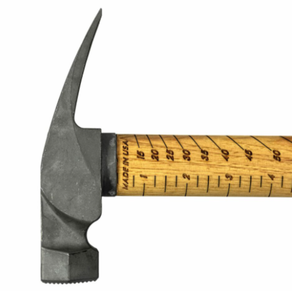 Boss Hammers Titanium Hickory Handle Milled Hammer 16oz - Flockneti