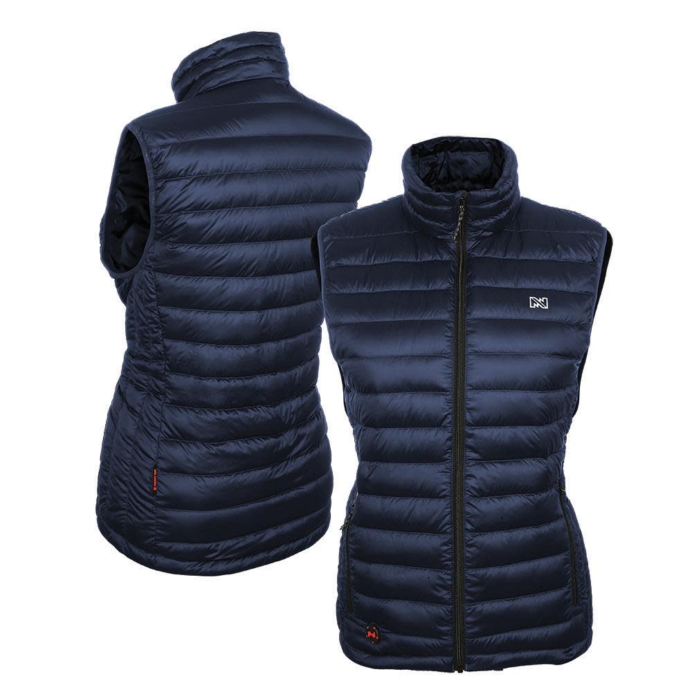 Mobile Warming Summit Heated Vest 12 Volt Womens Navy Small - Flockneti