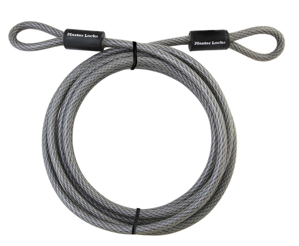 Master Lock 180-in Gray Steel Keyed Cable Lock – 72DPF - Flockneti