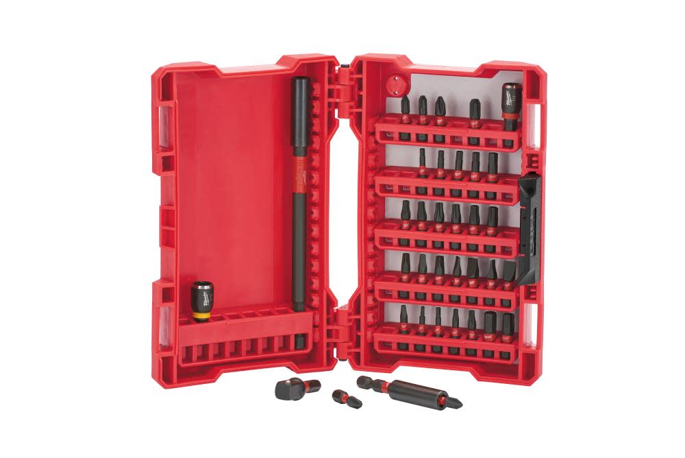 Milwaukee SHOCKWAVE 36-Piece Impact Duty Driver Bit Set - Flockneti