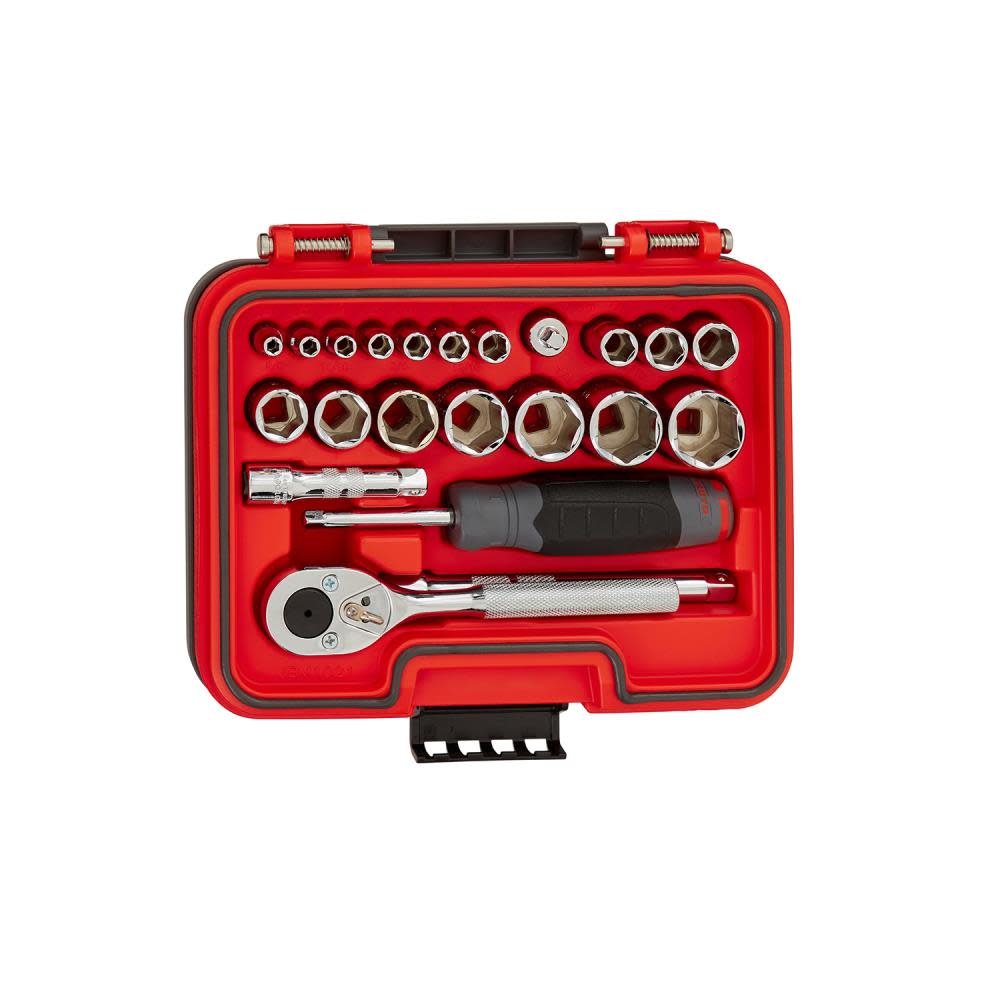 Proto Socket Set 1/4 & 3/8 SAE 6pt 22pc - Flockneti