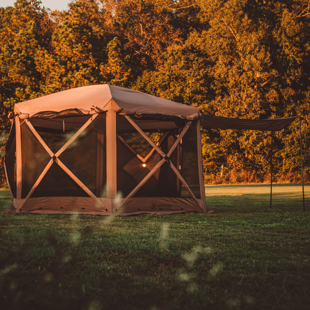 Gazelle G6 Gazebo Deluxe 6 Sides 92sqft - Flockneti