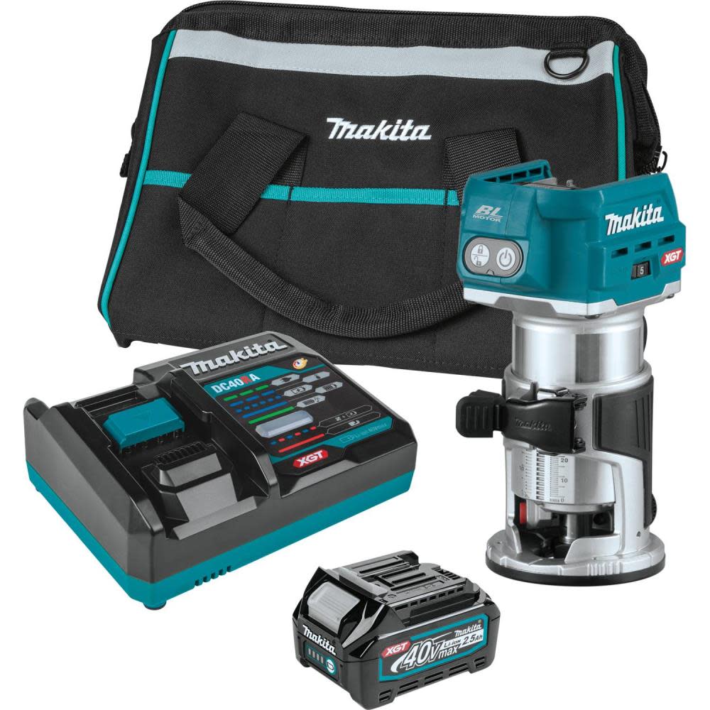 Makita 40V max XGT Compact Router Kit - Flockneti