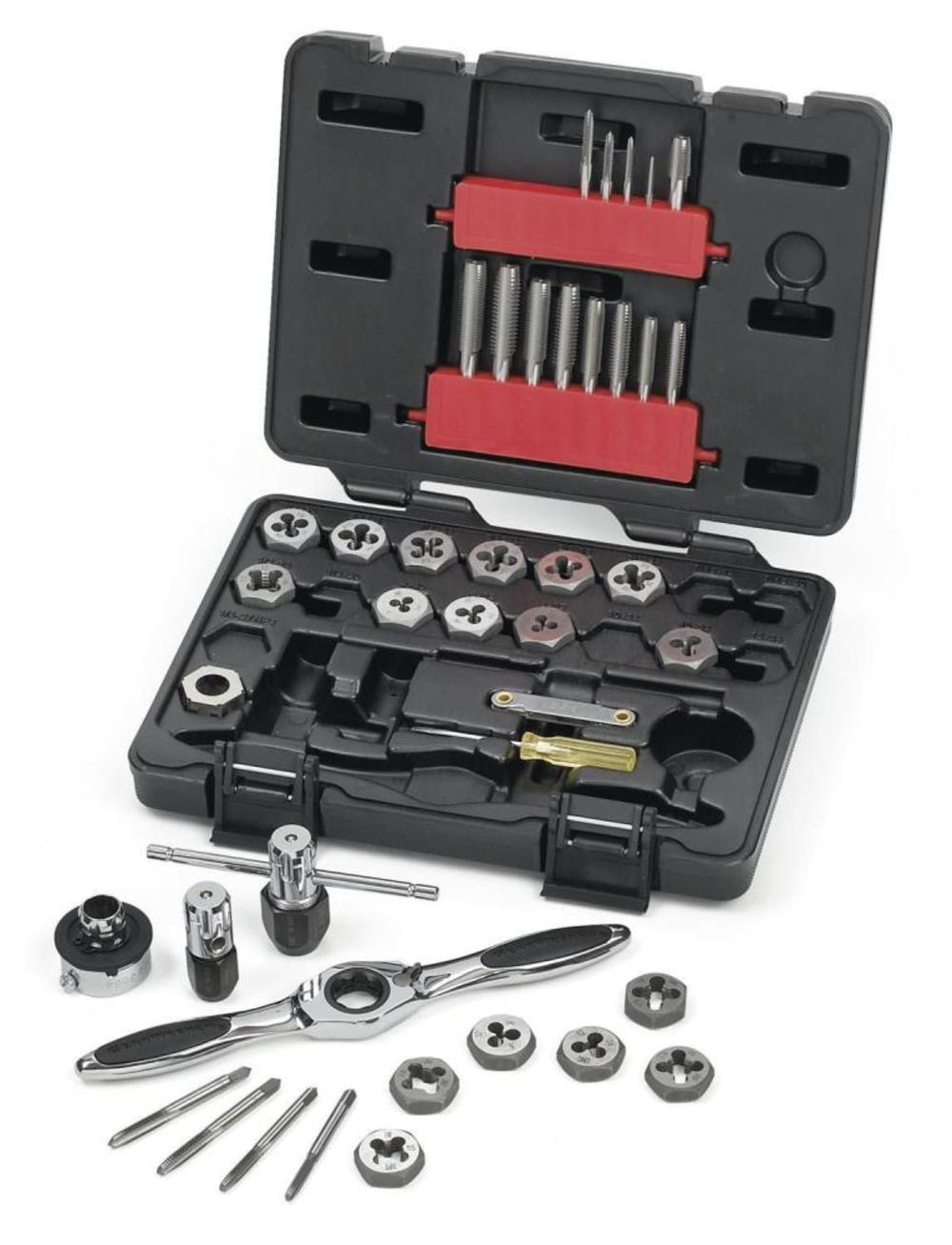 GEARWRENCH 40pc SAE Ratcheting Tap and Die Drive Tool Set - Flockneti