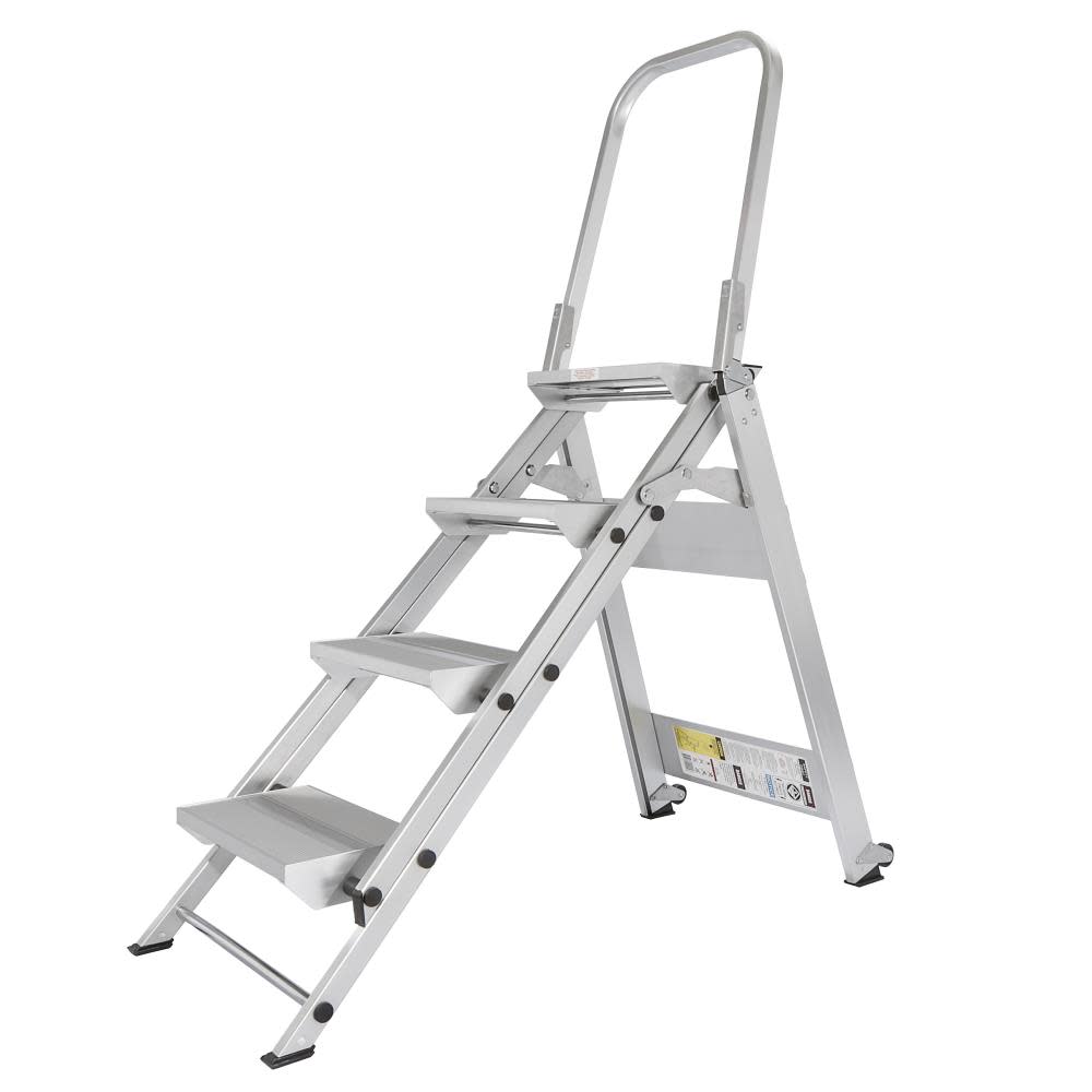 Xtend and Climb 4-5/8-ft Aluminum 300-lb Type IA Step Ladder - Flockneti