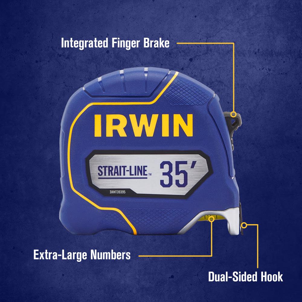 Irwin STRAIT-LINE Tape Measure 35′ - Flockneti