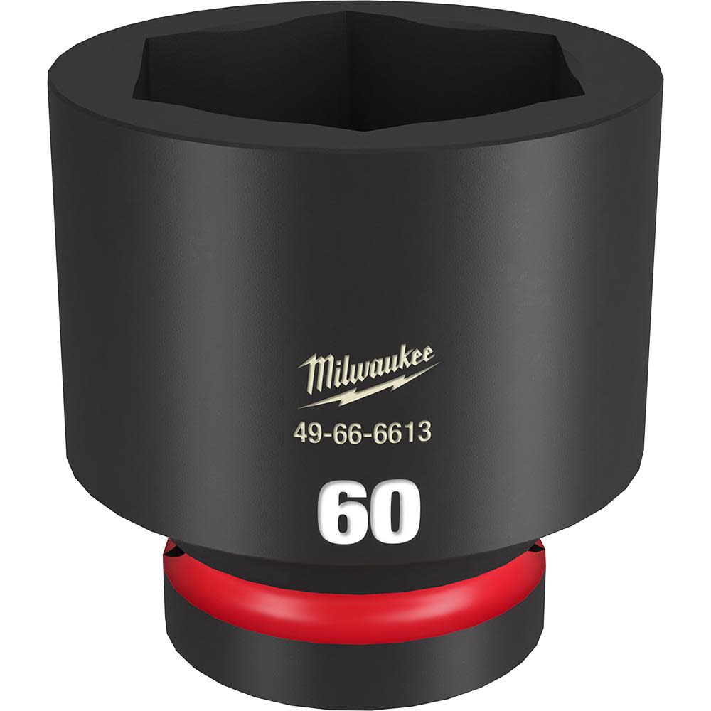 Milwaukee Impact Socket 1″ Drive 60mm Standard 6 Point - Flockneti