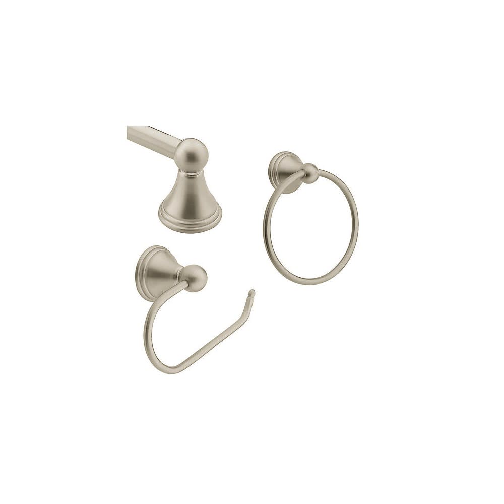 Moen Preston Brushed Nickel Csi 3 Piece Accessory Kit - Flockneti