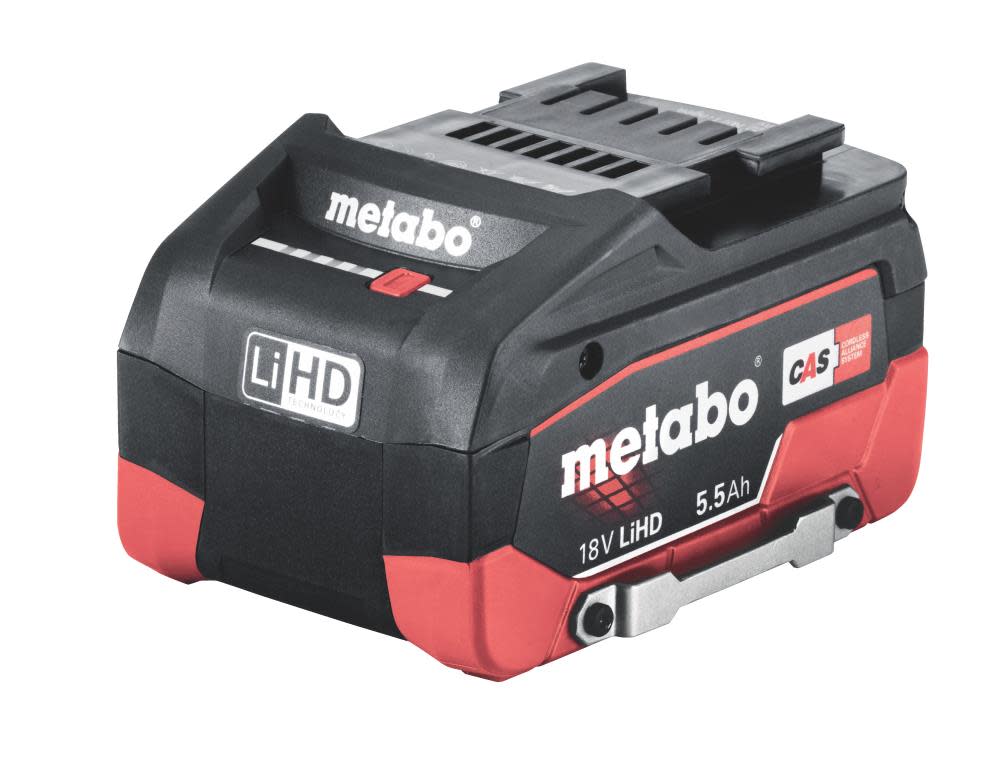 Metabo 18V DropSecure Battery Pack 5.5Ah LiHD with Tethering Point - Flockneti
