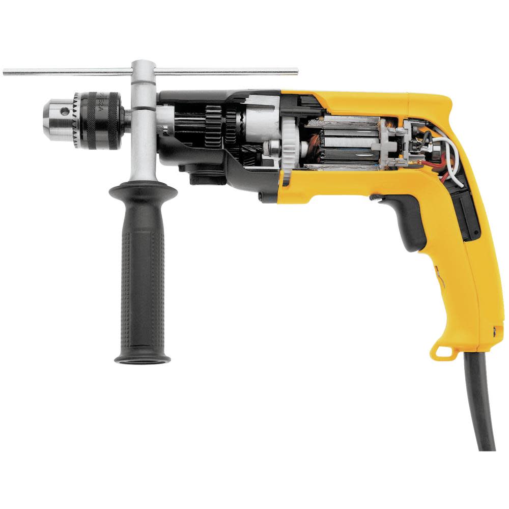 DEWALT 1/2 In. 7.8 Amp Heavy-Duty VSR Dual Range Hammerdrill - Flockneti
