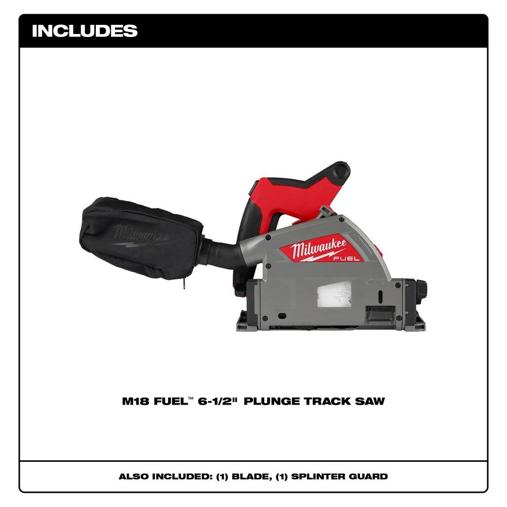 Milwaukee M18 FUEL 6 1/2 Plunge Track Saw Bare Tool - Flockneti