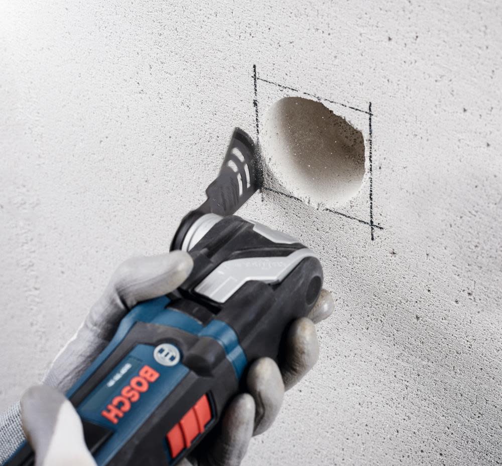 Bosch 2-1/8 In. StarlockPlus Oscillating Multi-Tool 2-in-1 Dual-Tec Grout and Abrasive Blade - Flockneti