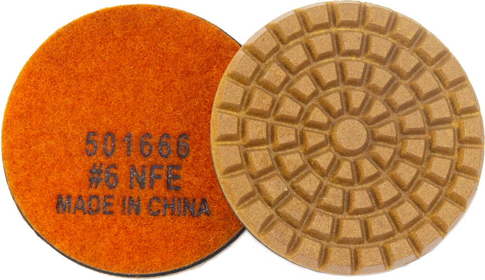 National Flooring Equipment Resin Bond Metal Grinding Disks – 400-800 Grit 3mm - Flockneti