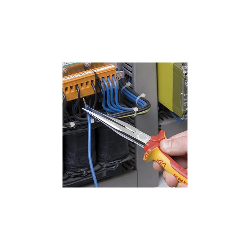 Knipex Long Nose Pliers 200 mm 1000V Insulated - Flockneti