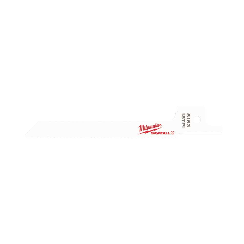 Milwaukee 3-5/8 in. 18 TPI SUPER SAWZALL Blades 5PK - Flockneti