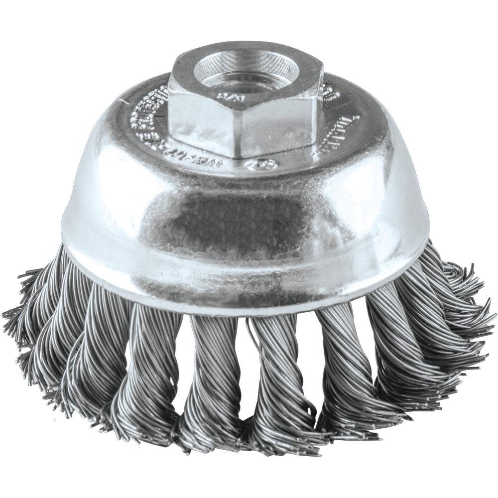 Makita 2-3/4″ Knot Wire Cup Brush 5/8″-11 - Flockneti