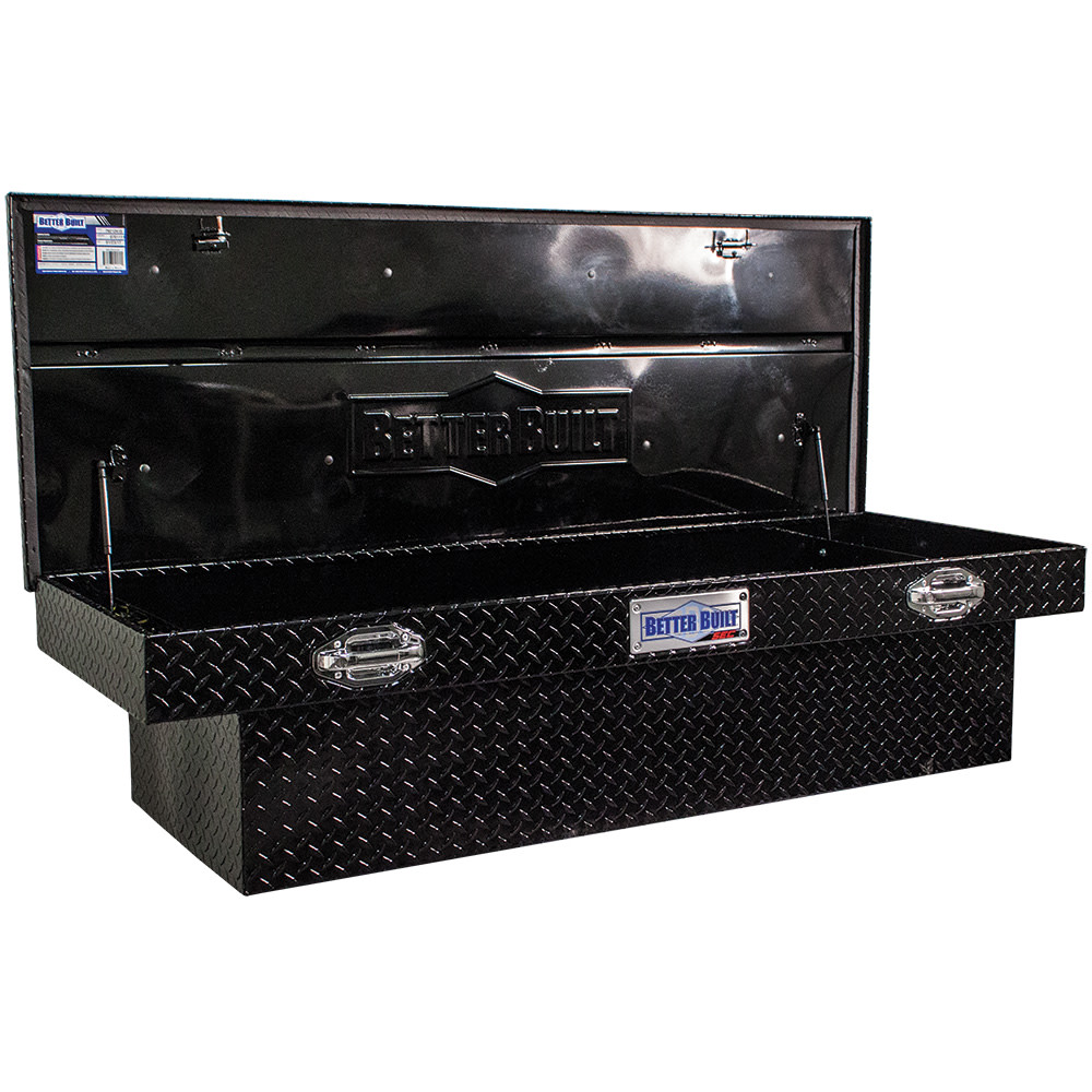 Better Built 69″ SEC Saddle Truck Tool Box DEEP & WIDE GLOSS BLACK - Flockneti