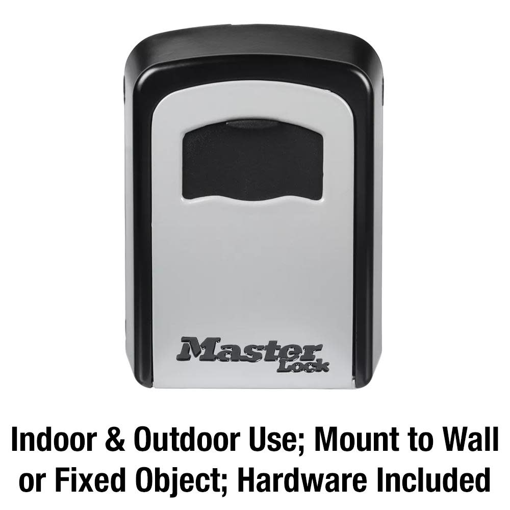 Master Lock 3-1/4in (83mm) Wide Set Your Own Combination Wall Lock Box - Flockneti