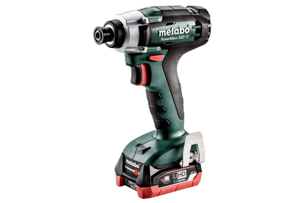 Metabo 12V PowerMaxx 1/4″ Hex Compact Impact Driver kit 2x 2.0Ah - Flockneti