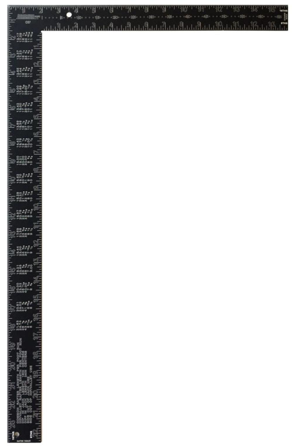 Johnson Level 16 In. x 24 In. Big J Pro Aluminum Framing Square - Flockneti