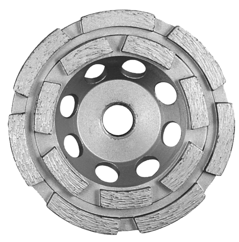 Diteq 4″ CD-14 Double Row Diamond Cup Wheel 5/8-11 Thread - Flockneti