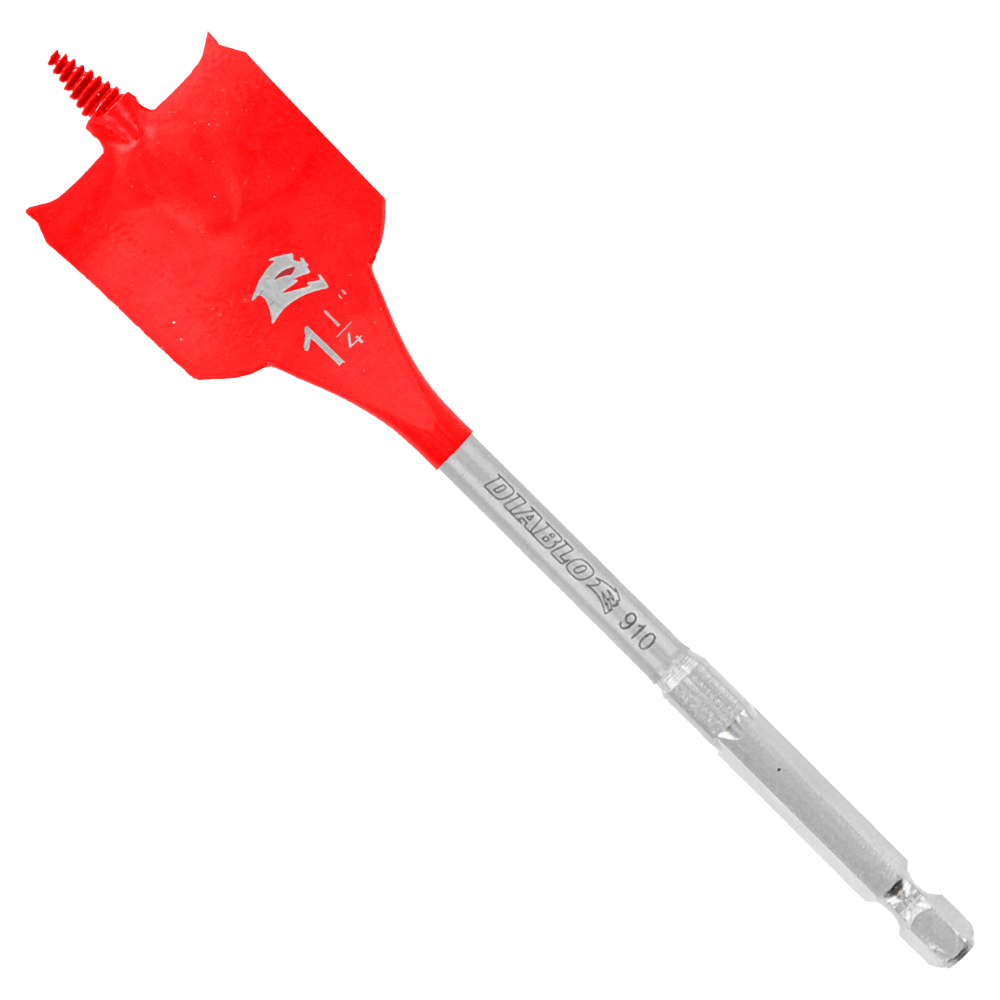 Diablo Tools 1-1/4″ x 6″ SPEEDemon Spade Bit 2 Pack - Flockneti