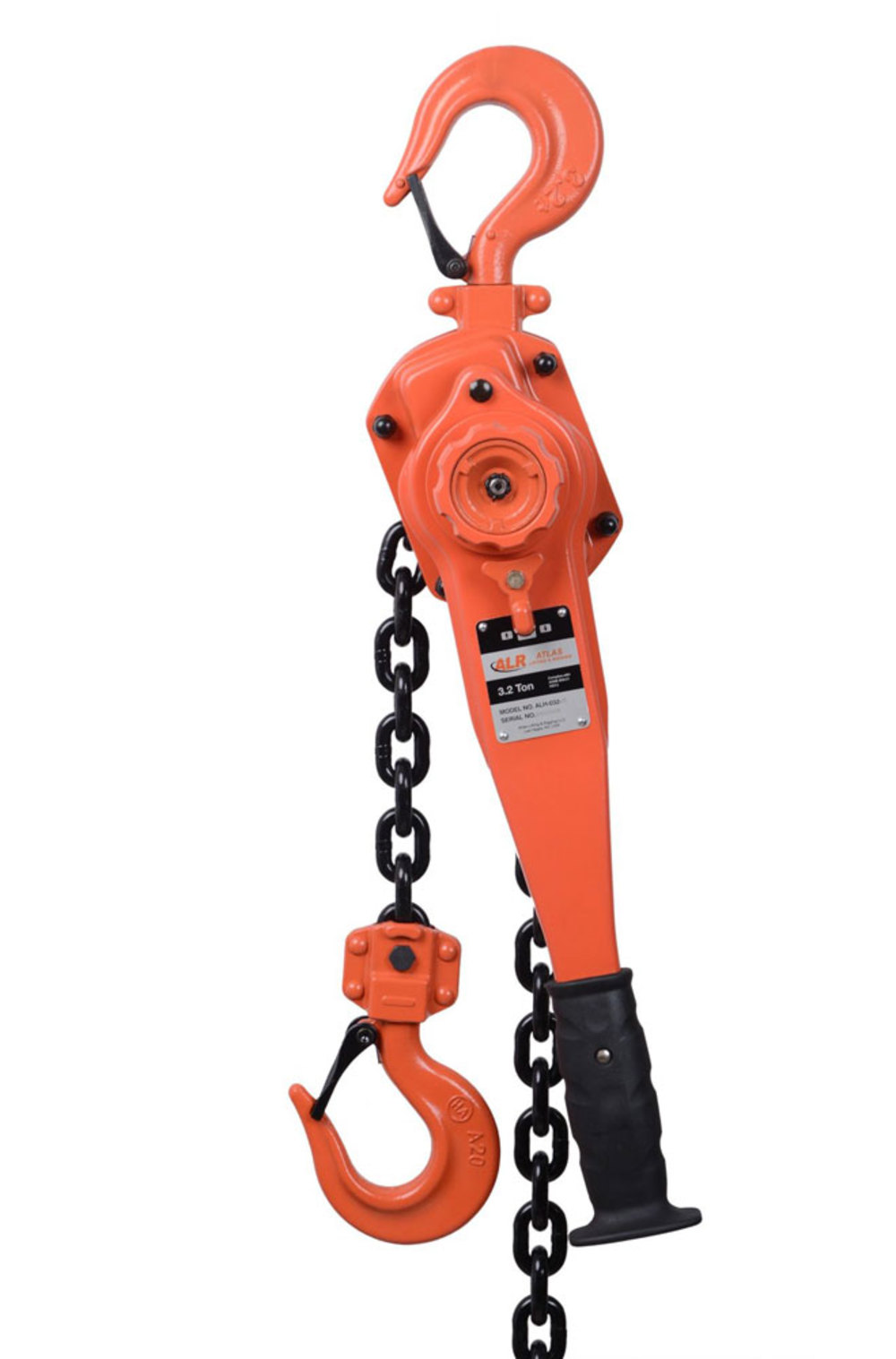 Atlas Lifting and Rigging Lever Hoist 2.5 Ton 5′ Chain 5511 lbs - Flockneti