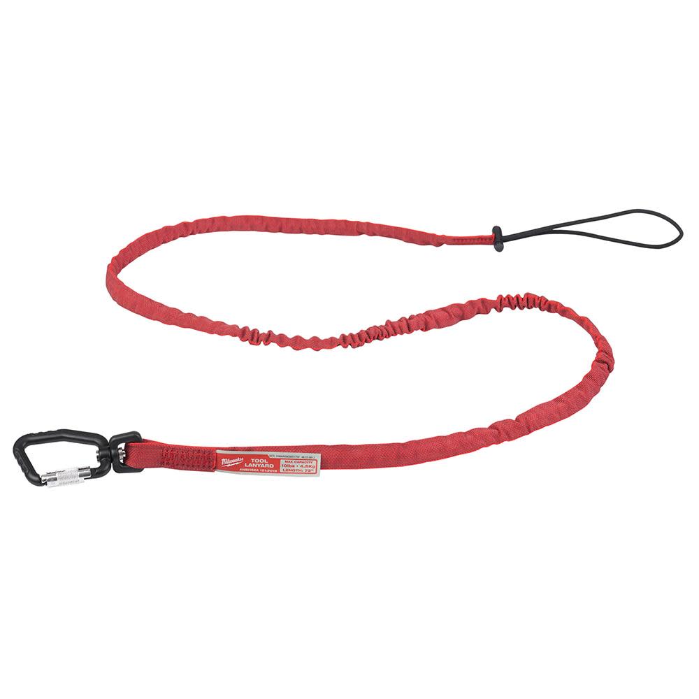 Milwaukee 10 Lbs. 72 in. Extended Reach Locking Tool Lanyard - Flockneti