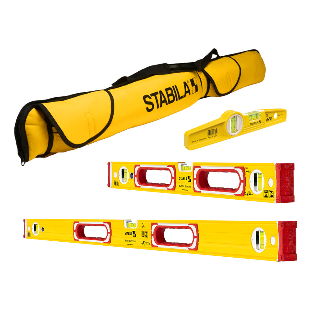 Stabila Classic 3 Level Tool Set Type 196 - Flockneti