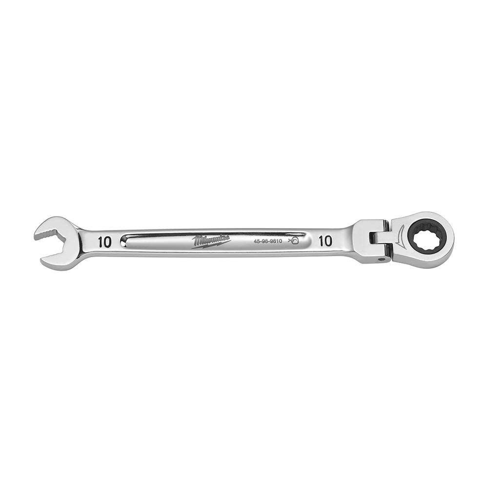 Milwaukee Combination Wrench Flex Head Ratcheting 10mm - Flockneti