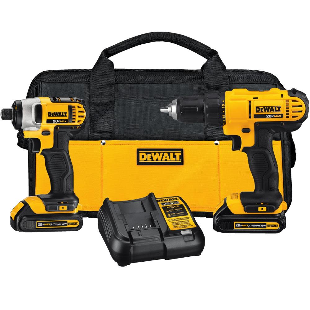DEWALT 20V Max 2 Tool Combo Kit - Flockneti