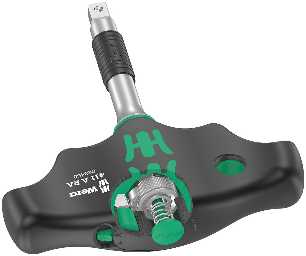 Wera Tools 411 RA T-Handle Bitholding Screwdriver - Flockneti
