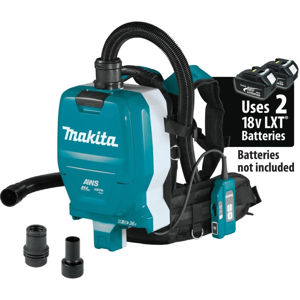 Makita 18V X2 LXT 36V 1/2 Gallon HEPA Backpack Dry Dust Extractor Bare Tool - Flockneti